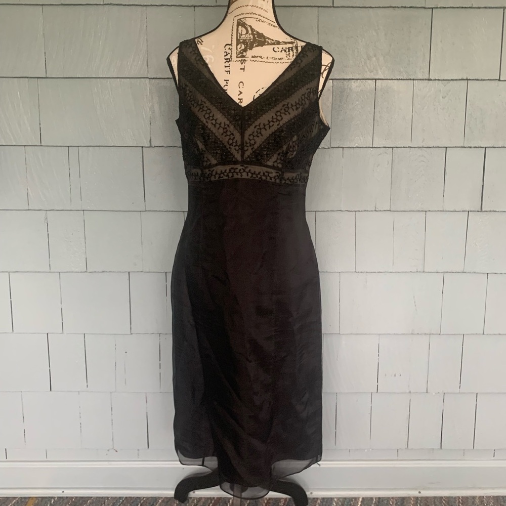 Ann Taylor Black Silk Dress